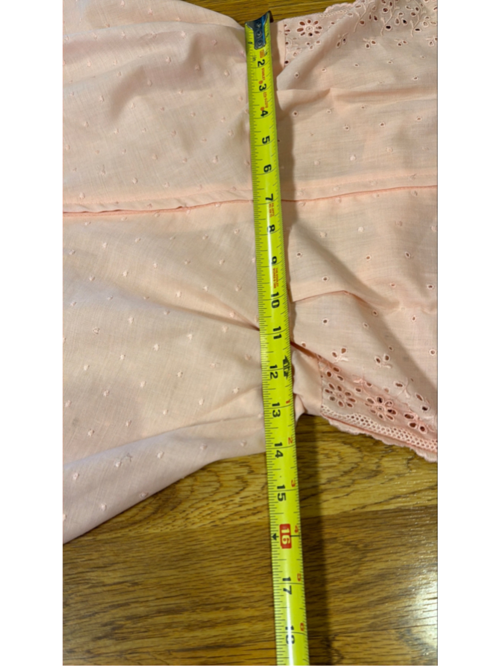 Vintage 70s Arjon California Pink Cotton Eyelet Maxi Dress - Picture 16 of 16